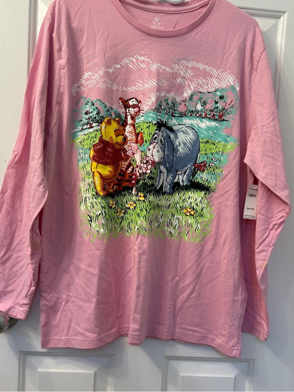 Disney Pink Winnie the Pooh & Friends Long-Sleeve Tee
